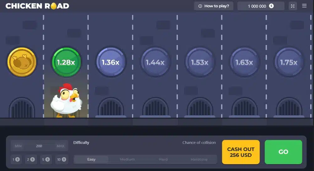 Principio di funzionamento del gioco Chicken Road